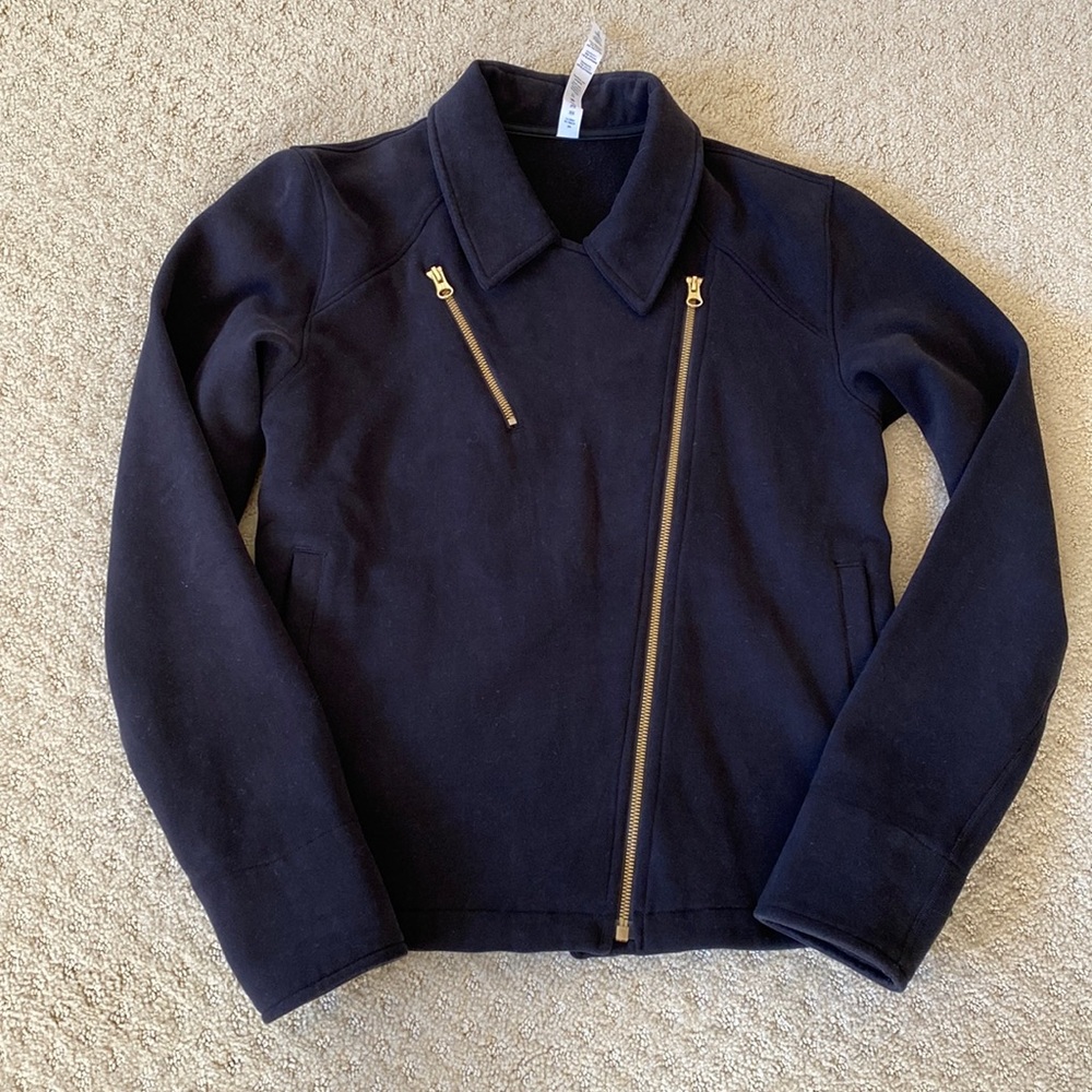 Lululemon Black Moto Jacket